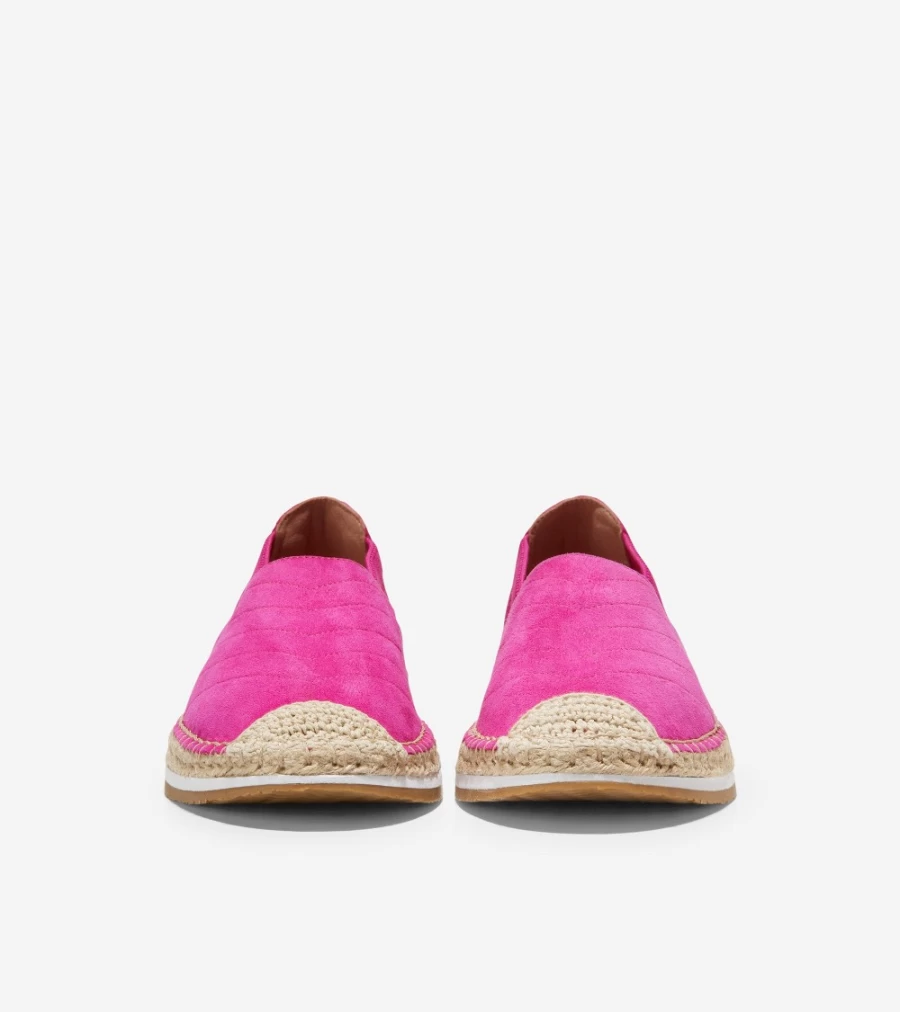 Cole Haan Women's Festival Fuchsia Cloudfeel Espadrille Loafer Shoes