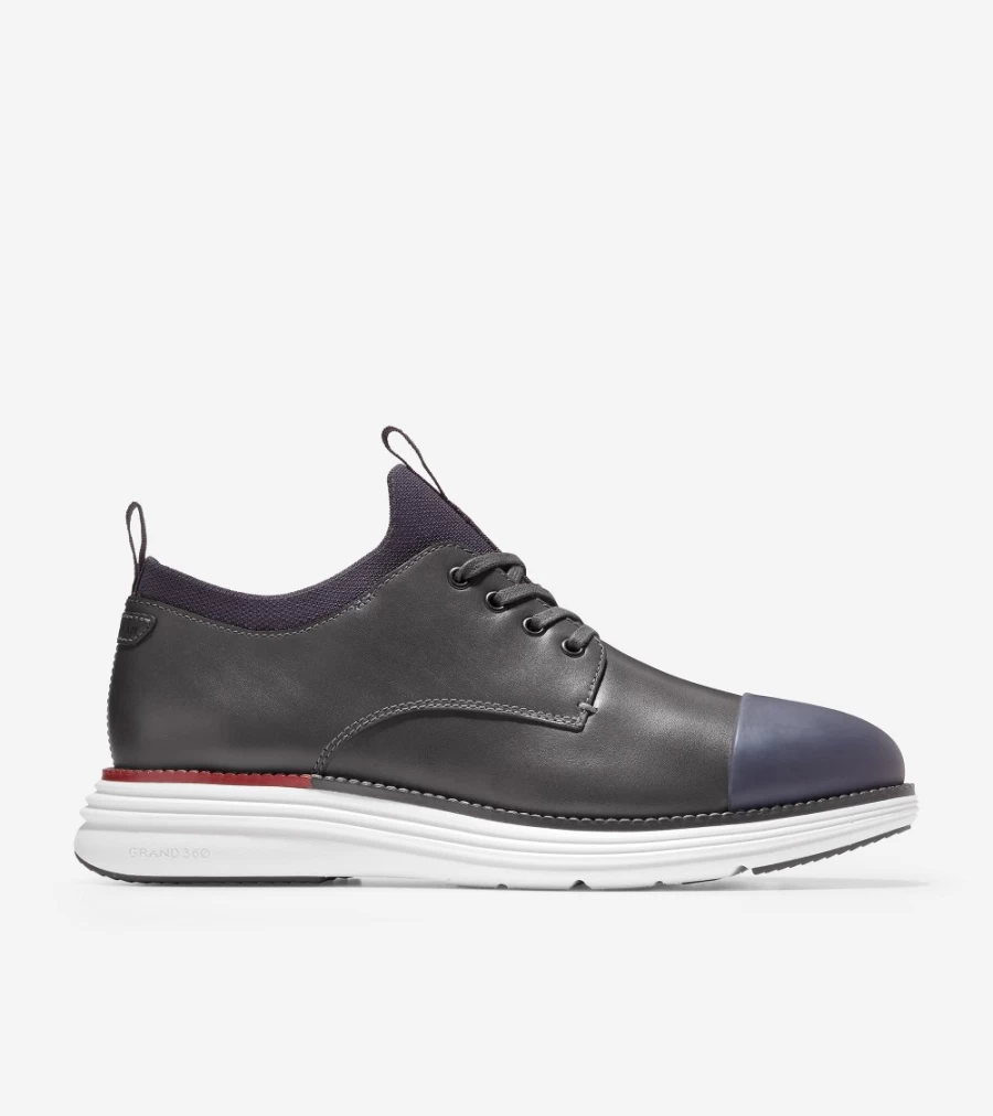Cole Haan Men's Originalgrand Ultra Cap Toe Oxford in Magnet-Optic White