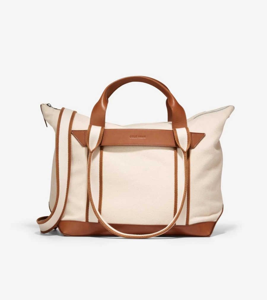 Cole Haan Men's Natural Tan Total Tote Bag for Stylish Everyday Carry