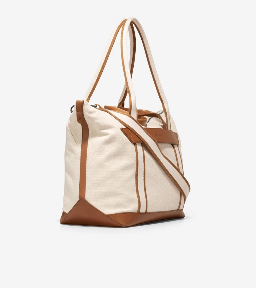 Cole Haan Men's Natural Tan Total Tote Bag for Stylish Everyday Carry