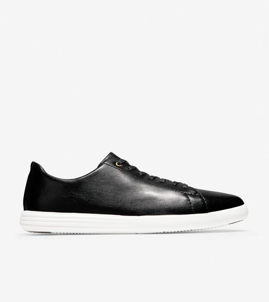 Cole Haan Men's Grand Crosscourt Sneaker in Black-Optic White - Lightweight Comfortable Tennis Shoes