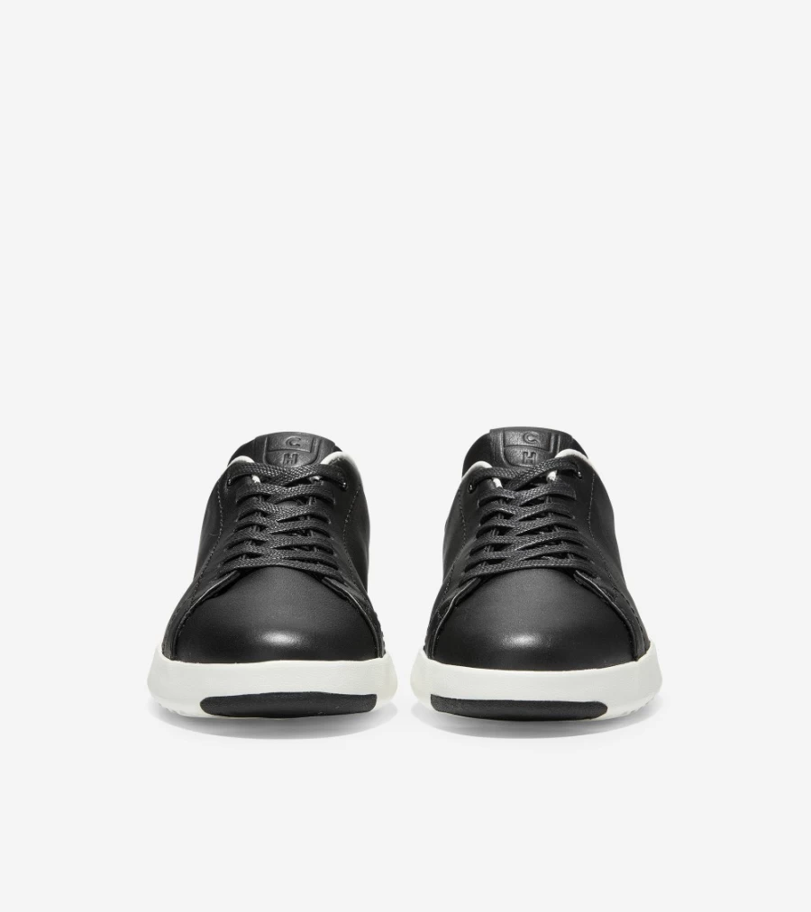 Cole Haan Women's Grandpro Tennis Sneakers in Black & Optic White - Lightweight Comfort Shoes for Women