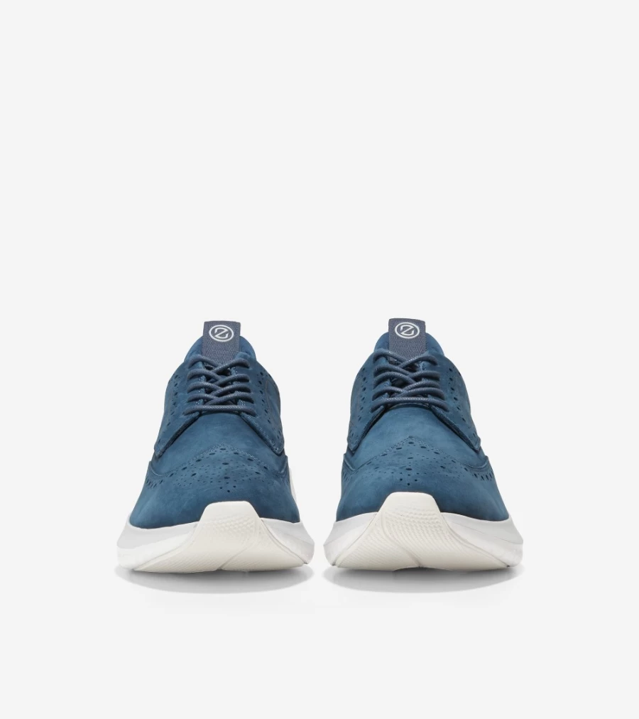 Cole Haan Men's Zerogrand Changepace Wingtip Sneaker in Moonlit Ocean Nubuck